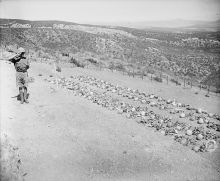 Chunuk Bair, the easternmost point reached by the New Zealanders on the 8th August 1915.